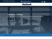 Tablet Screenshot of grupomultisoft.com